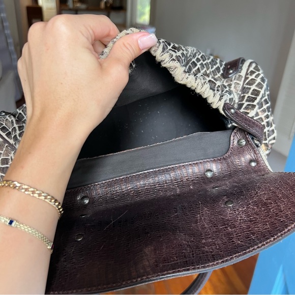 Fendi Croc print vintage purse - Picture 5 of 7